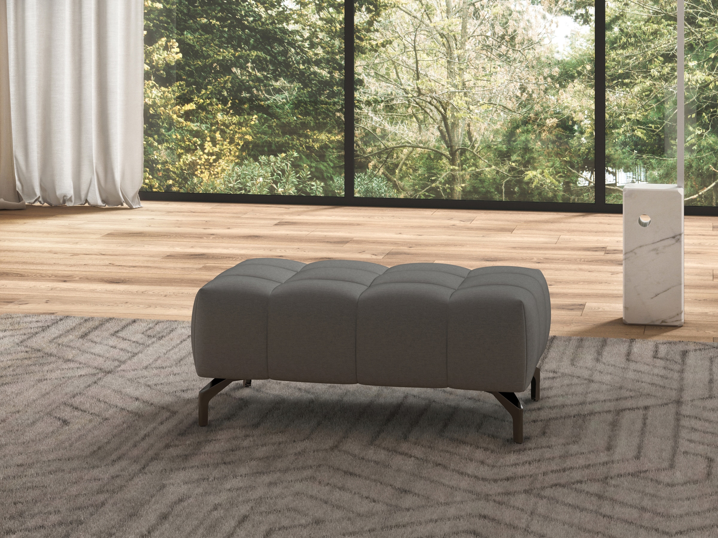 sit&more Hocker »Cool«, mit schwarzen Füßen günstig online kaufen