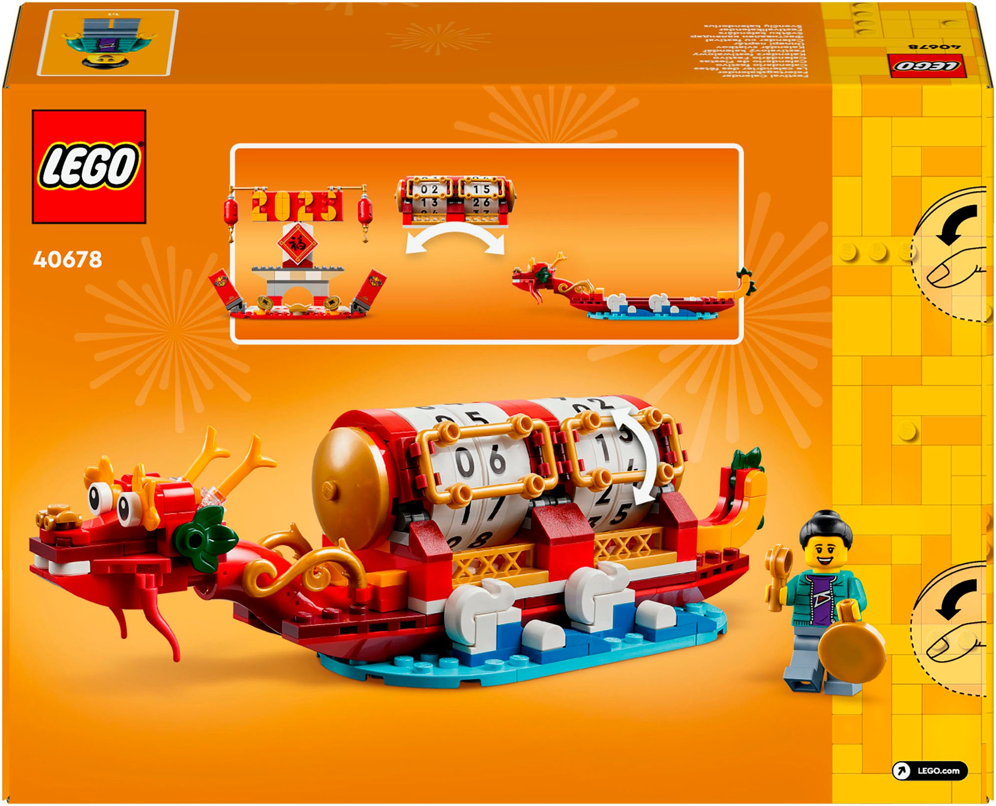 LEGO® Konstruktionsspielsteine »Feiertagskalender (40678), LEGO Iconic«, (345 St.), Made in Europe