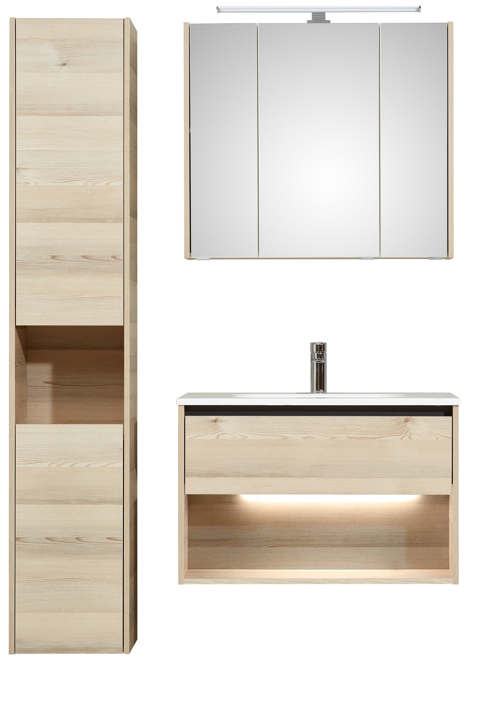 Saphir Badmöbel-Set »Quickset 393«, (Komplett-Set, 4 St.) günstig online kaufen