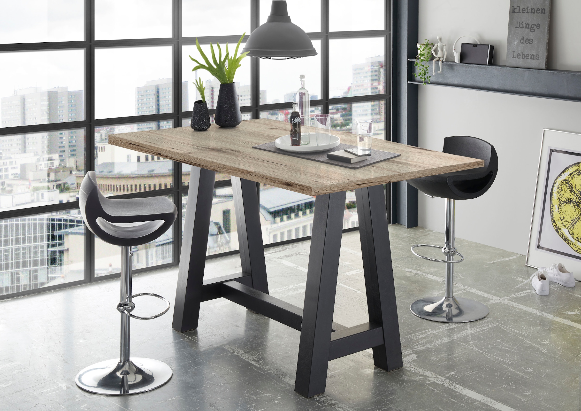 Mäusbacher Bartisch Gestell in A-Form (Breite 120, 140  oder 160 cm)