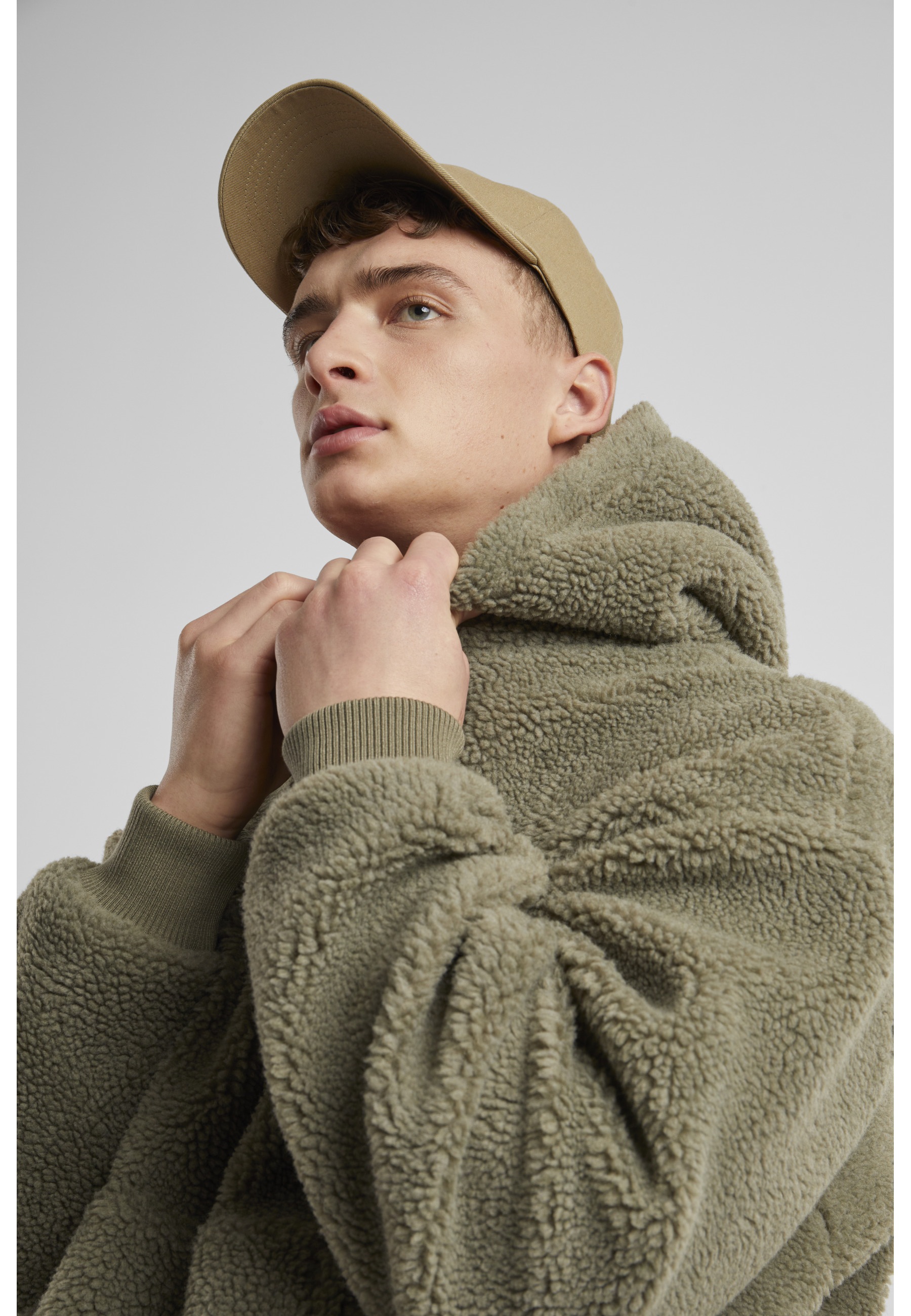 URBAN CLASSICS Kapuzenpullover »Urban Classics Oversized Teddy Hoody« 1 Stk.