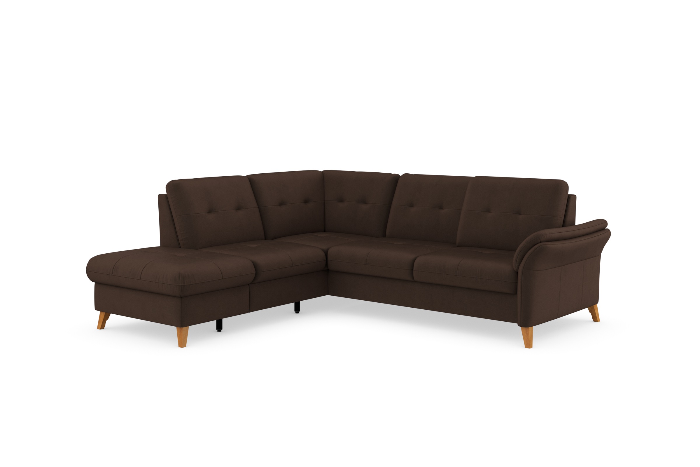sit&more Ecksofa »Göteborg«, inkl. Sitztiefenverstellung, wahlweise mit Bettfunktion & Bettkasten