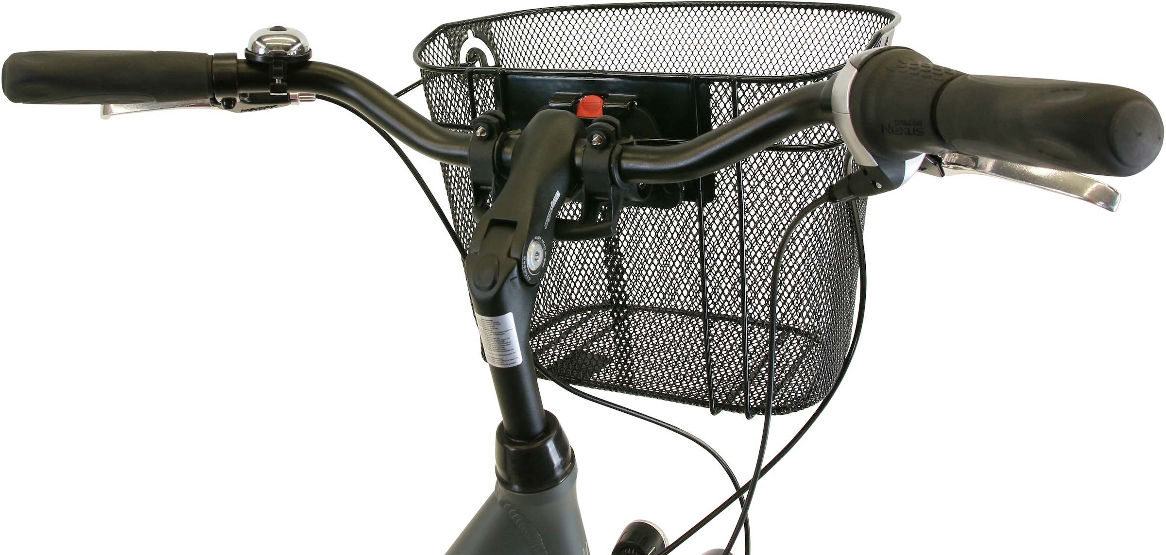 HAWK Bikes Cityrad »City Wave Deluxe Plus Grey«, 7 Gang, Shimano, Nexus Schaltwerk, für Damen und Herren
