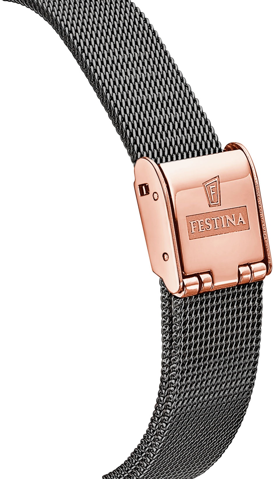 Festina Quarzuhr »Mademoiselle«, Armbanduhr, Damenuhr, Edelstahlarmband, analog, Datum