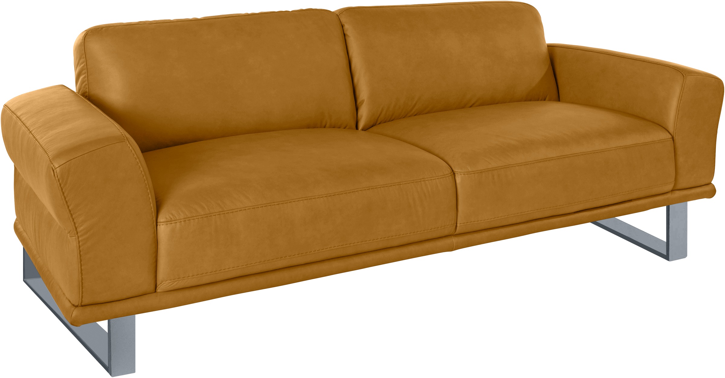 W.SCHILLIG 2,5-Sitzer »montanaa«, mit Metallkufen in Silber matt, Breite 232 cm