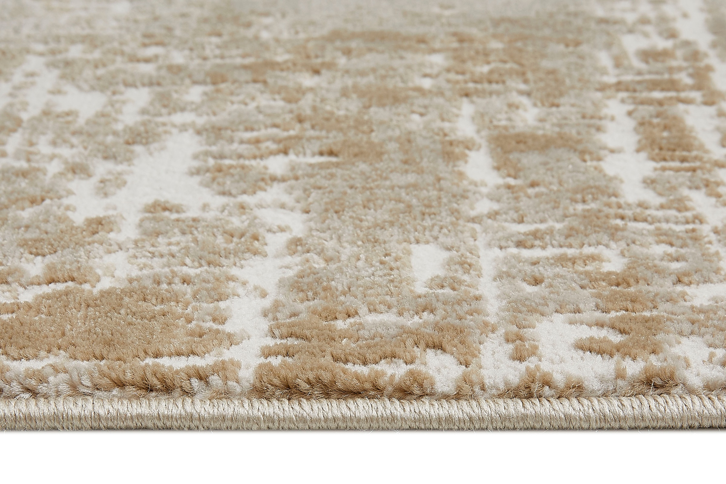 LUXOR living Teppich »Saragossa«, rechteckig, 15 mm Höhe, Kurzflor, modernes Design, ideal in Schlafzimmer & Wohnzimmer