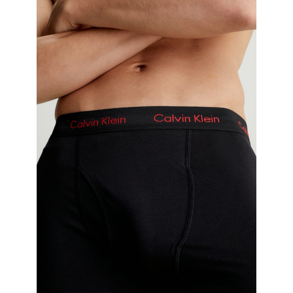 Calvin Klein Underwear Boxershorts »BOXER BRIEF 3PK«, (Packung, 3 St., 3er), mit praktischem Eingriff