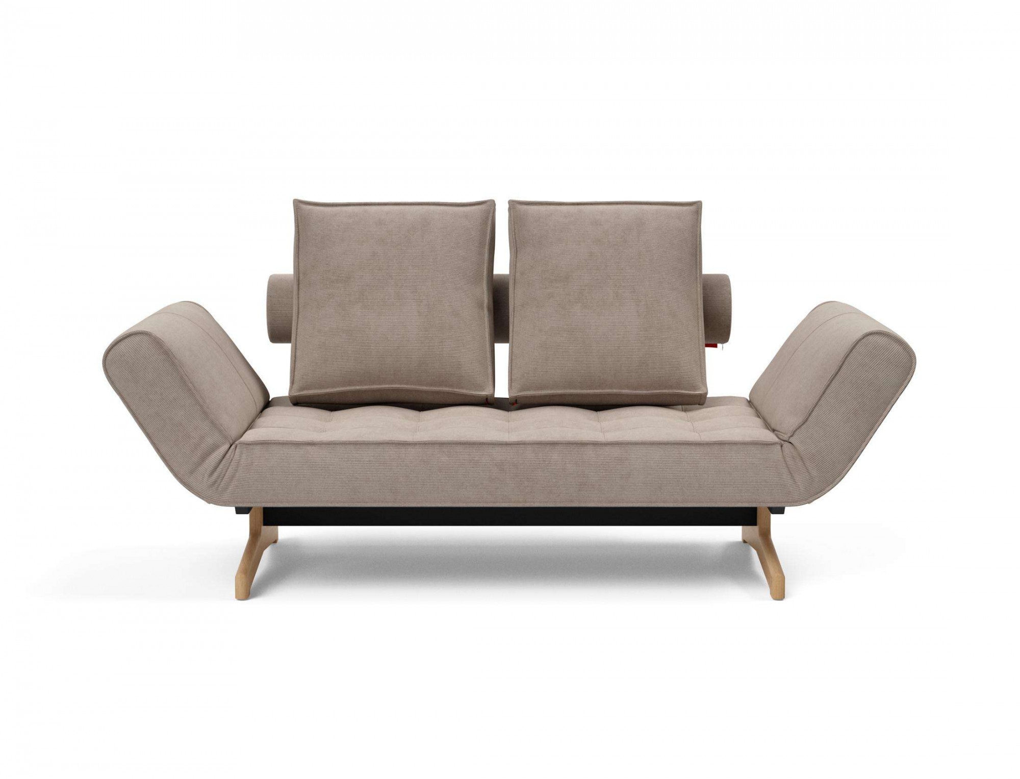 INNOVATION LIVING ™ 3-Sitzer »Ghia Schlafsofa«, eine große Liegefläche mit geringer Stellfläche, beidseitig abklappbar