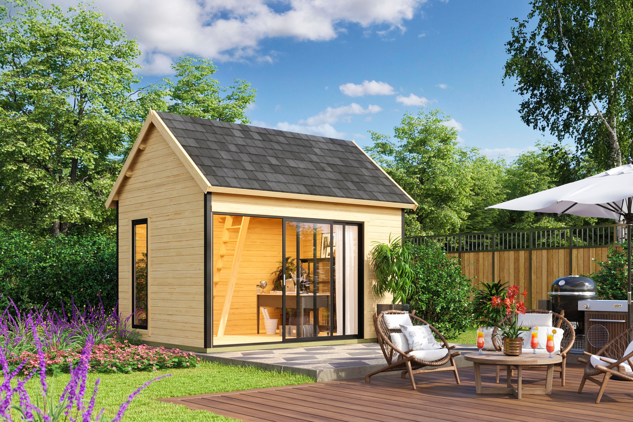 LASITA MAJA Gartenhaus »MURANO«