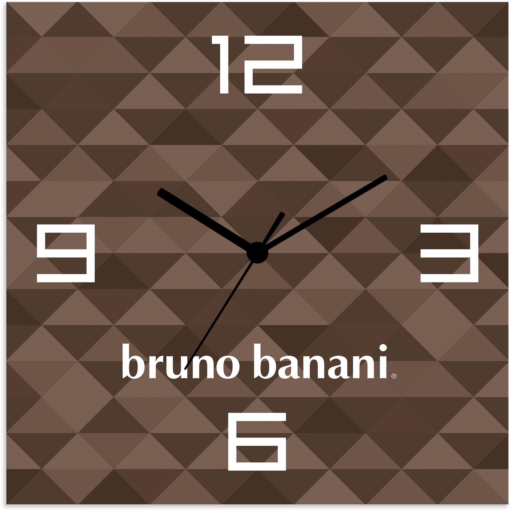 Bruno Banani Wanduhr »Wild Triangle« analog, 30 cm günstig online kaufen