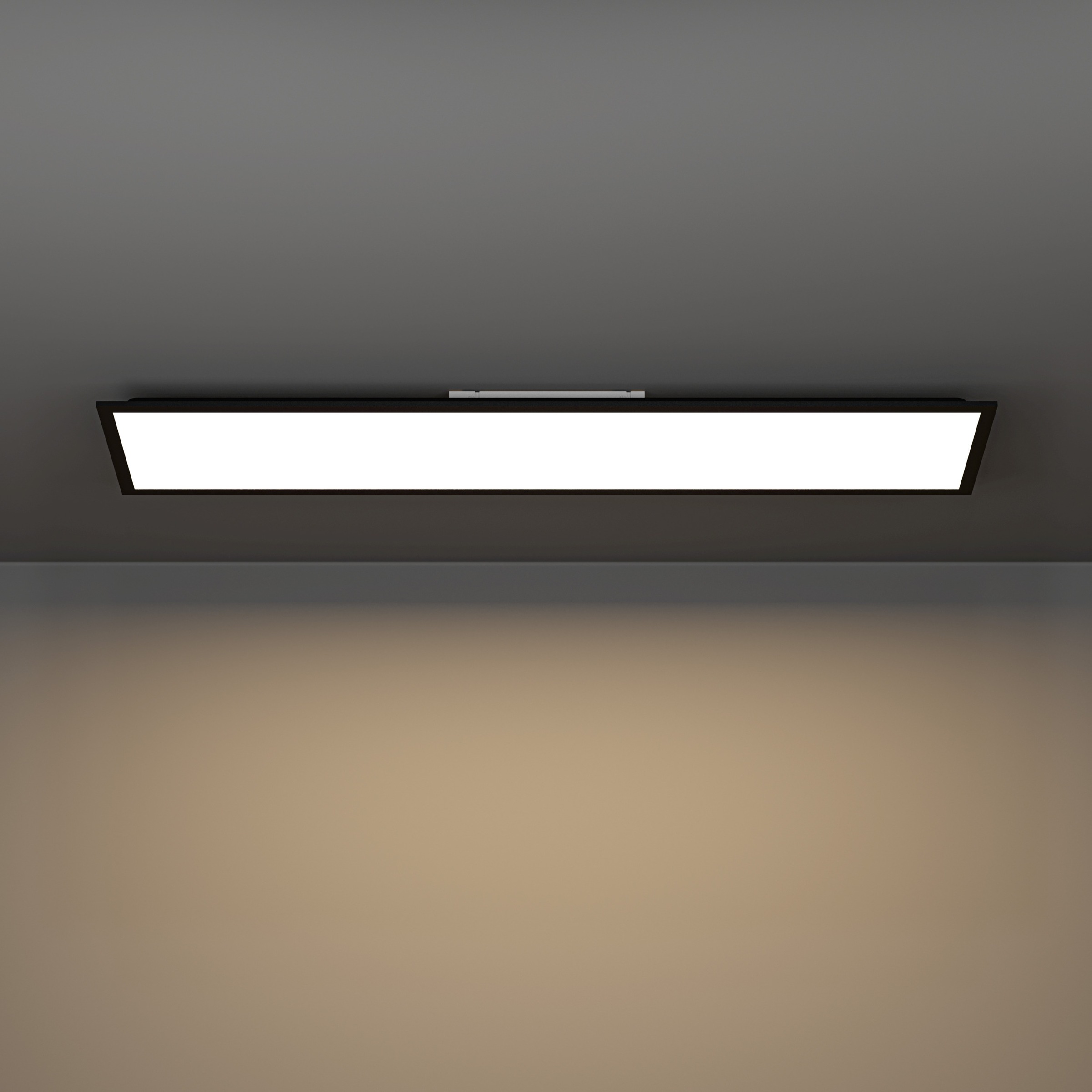 EGLO LED Deckenleuchte »MORADILLO-Z Deckenlampe - Stahl - LED - 34W - IP20« LED-Modul 1 Stk. Kaltweiß | Neutralweiß | RGB | Warmweiß Wohzimmerlampe, Esszimmerlampe, Schlafzimmer, L119,5 x B29,5 x H6,1 cm