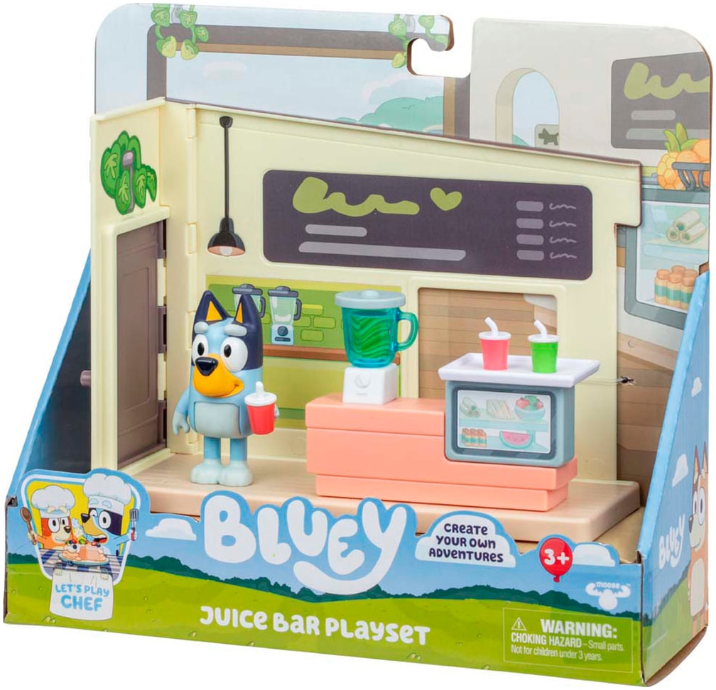 Moose Spielwelt »Bluey, Mini-Spielset , Let's Play Chef Saftbar«