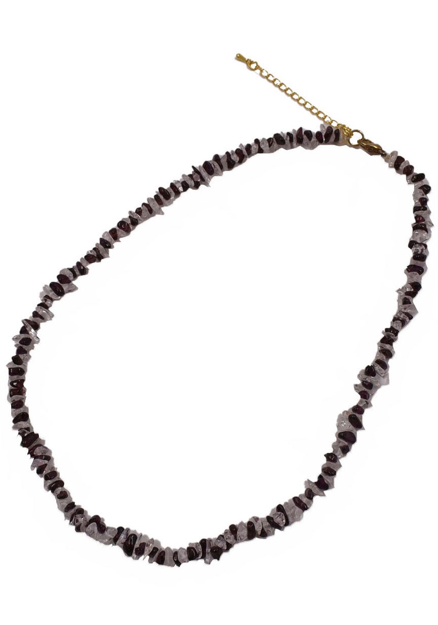 Firetti Collier »Schmuck Geschenk Schmuck Geschenk«, Made in Germany - mit Sodalith, Granat oder Onyx und Bergkristall