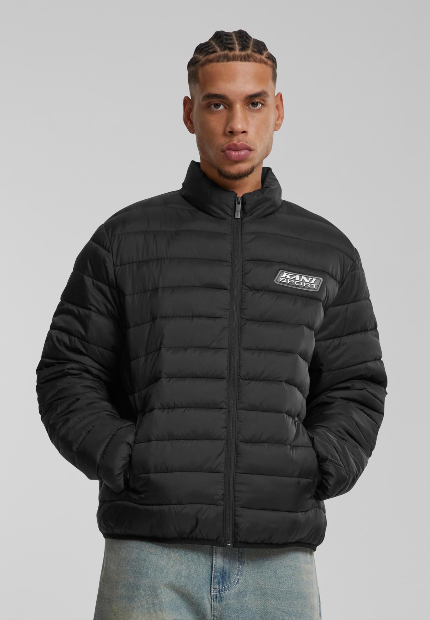Karl Kani Winterjacke »Karl Kani Karl Kani Sport Patch Light Puffer Jacket« 1 Stk. tlg. ohne Kapuze