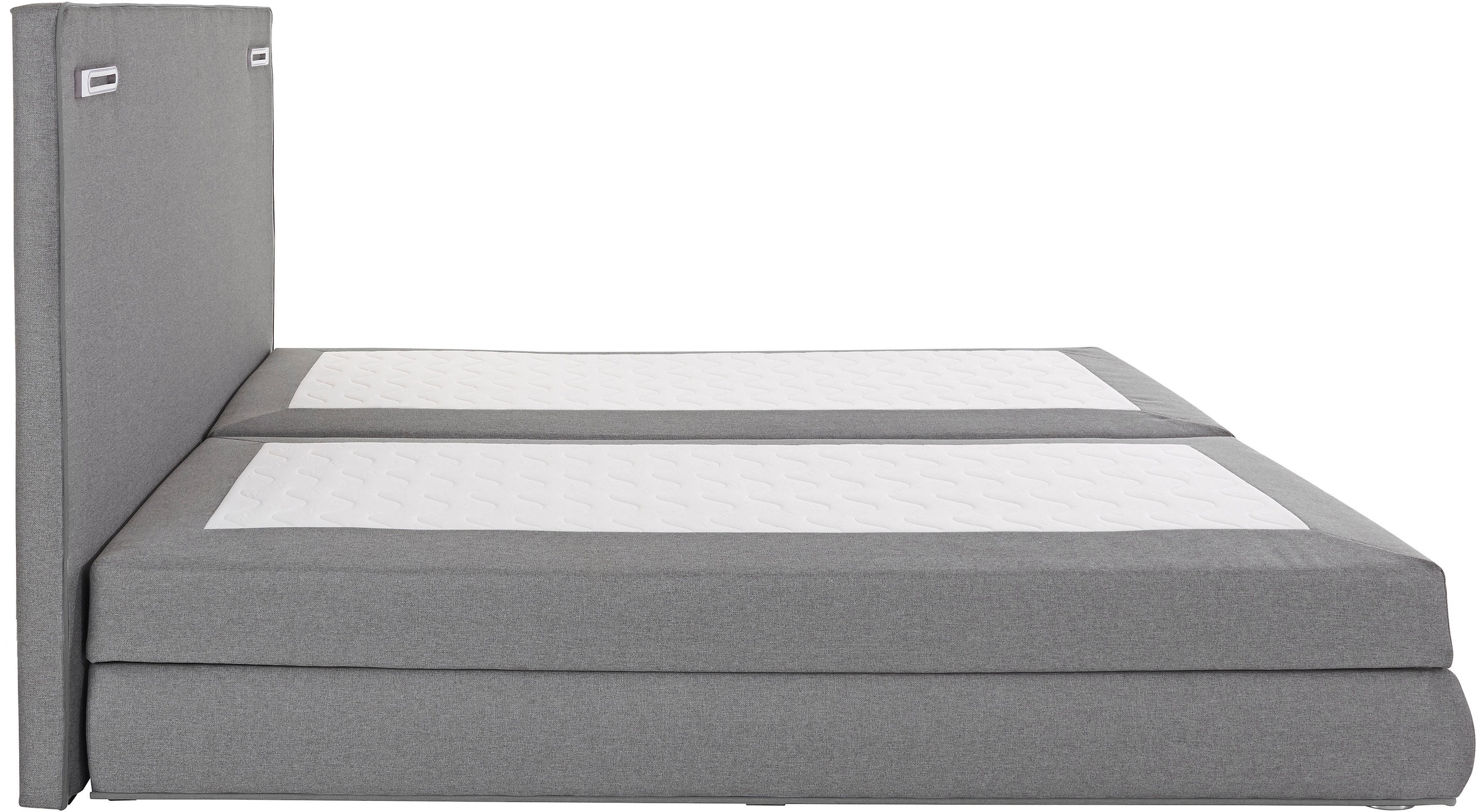 COLLECTION AB Boxspringbett »Ninoni«, inkl. Bettkasten, Topper und wahlweise mit LED-Beleuchtung, Liegefläche 180 x 200 cm