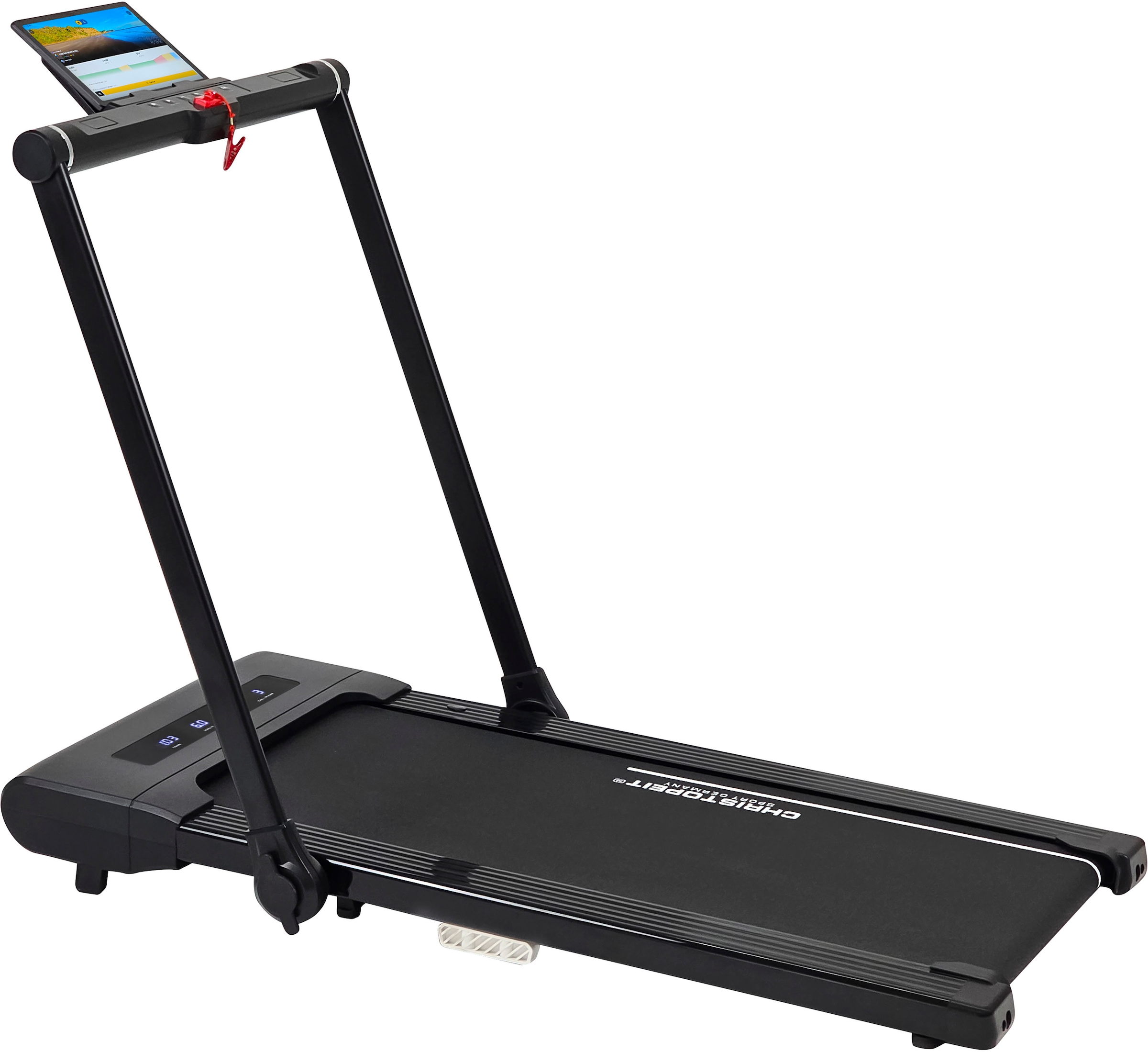 CHRISTOPEIT SPORT Laufband »Laufband Walk Run Pro 2 in 1« schwarz