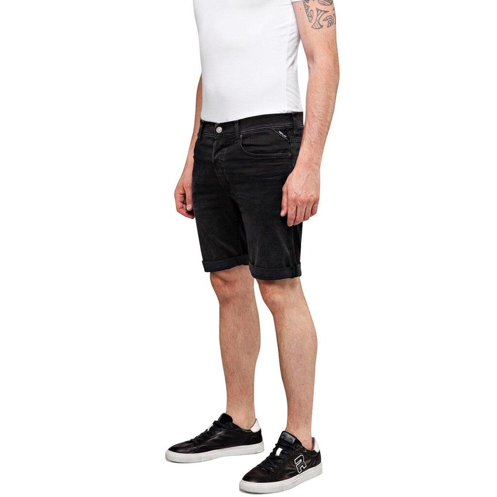 Replay Jeansbermudas »Anbass Hyperflex«