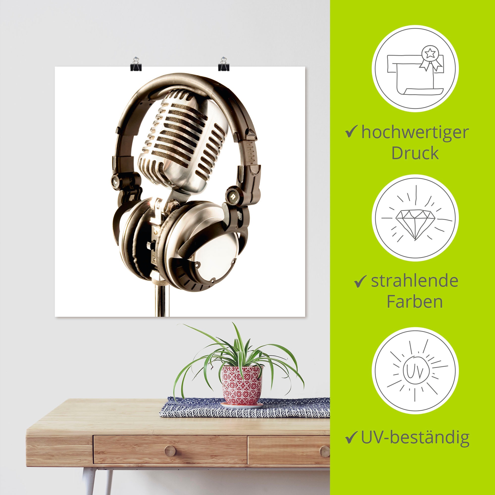 Artland Wandbild »Auf Sendung!!«, Technik, (1 St.), als Leinwandbild, Poster in verschied. Größen