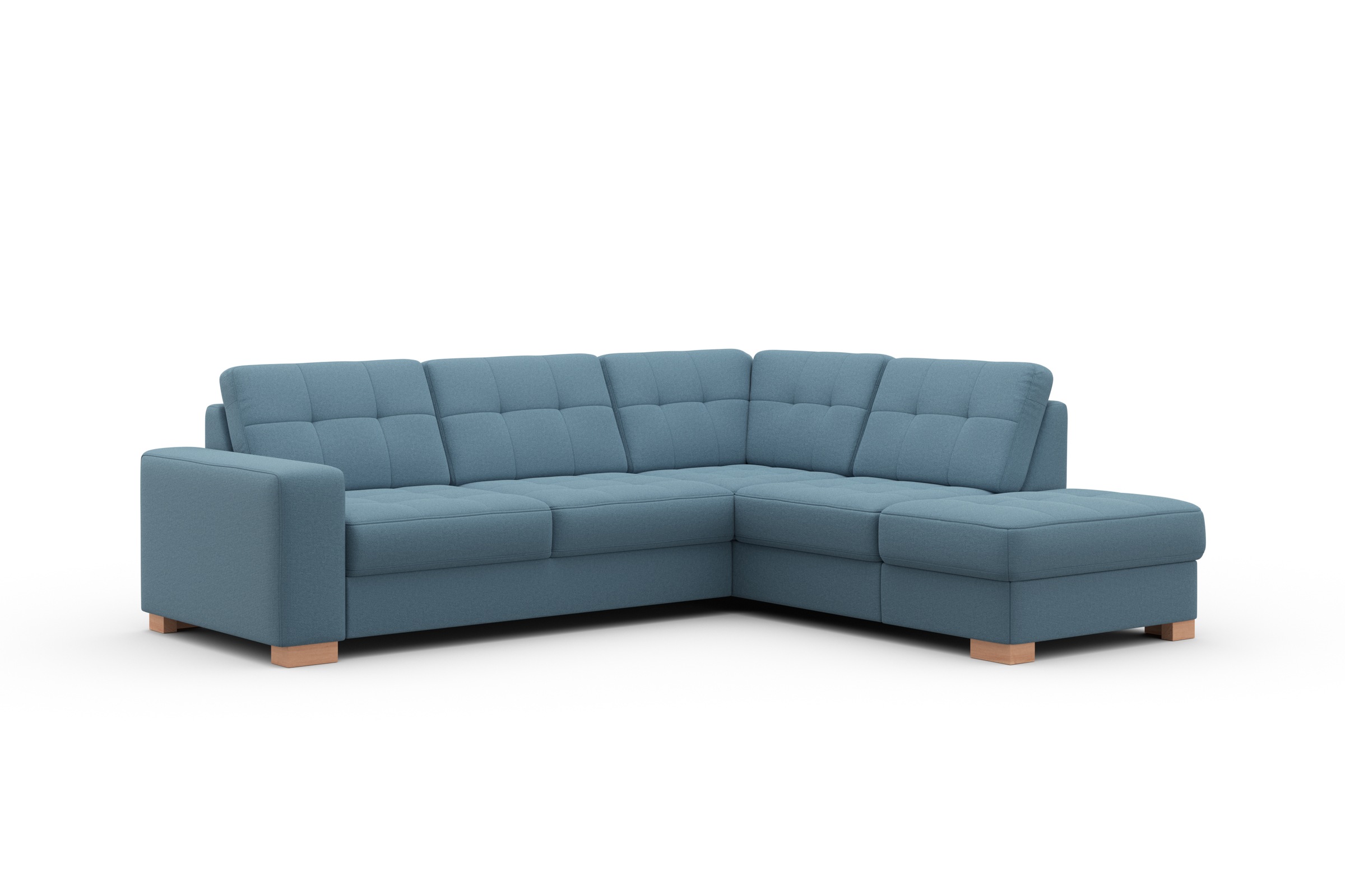 sit&more Ecksofa »Quincy L-Form«, wahlweise mit Bettfunktion und Bettkasten