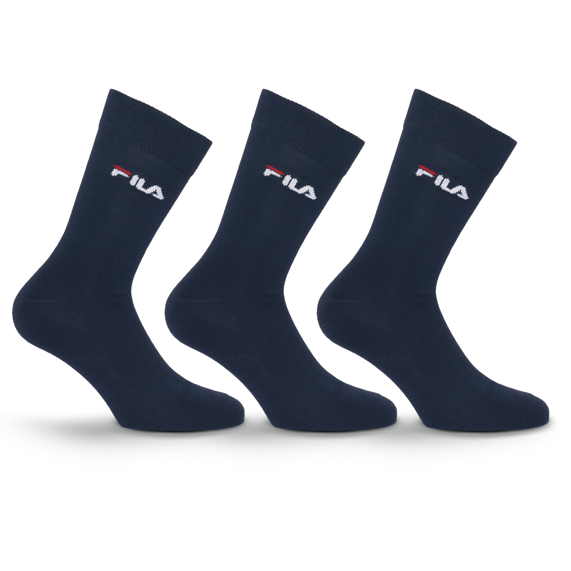 Fila Socken 3 Paar,  mit feinem Rippenbündchen