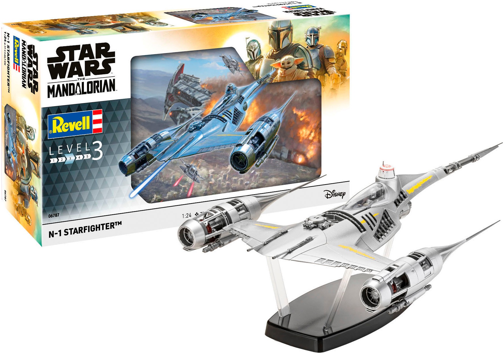 Revell® Modellbausatz »N-1 Starfighter™: The Mandalorian« 1:24 Made in Europe