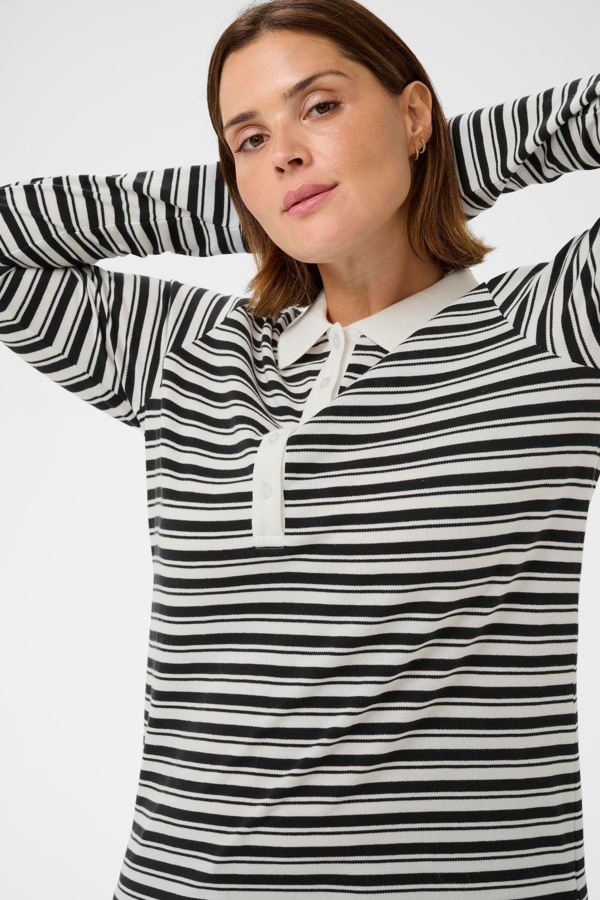 KAFFE Curve Blusentop »Damen Poloshirt KCmiana«