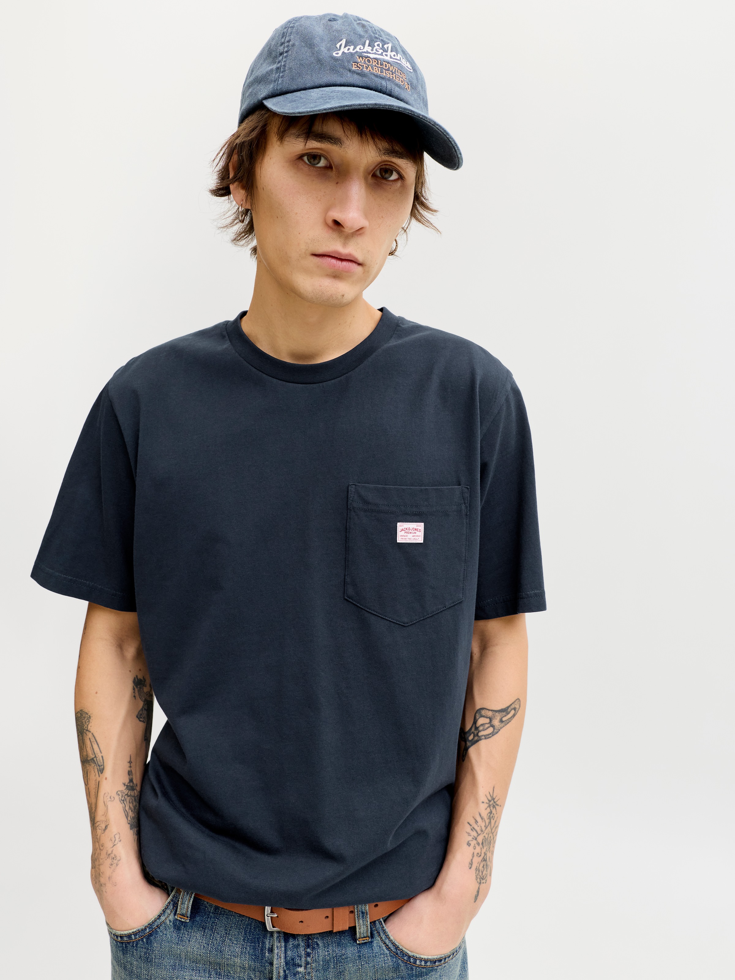 Jack & Jones Kurzarmshirt »JPRBLUCALEB SS TEE SN«