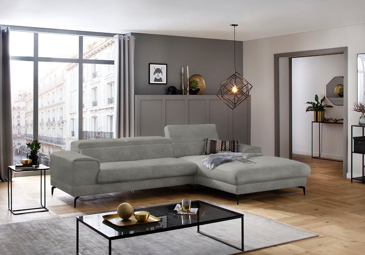 W.SCHILLIG Ecksofa "piedroo, Designsofa mit tollem Sitzkomfort, L-Form", Ko günstig online kaufen