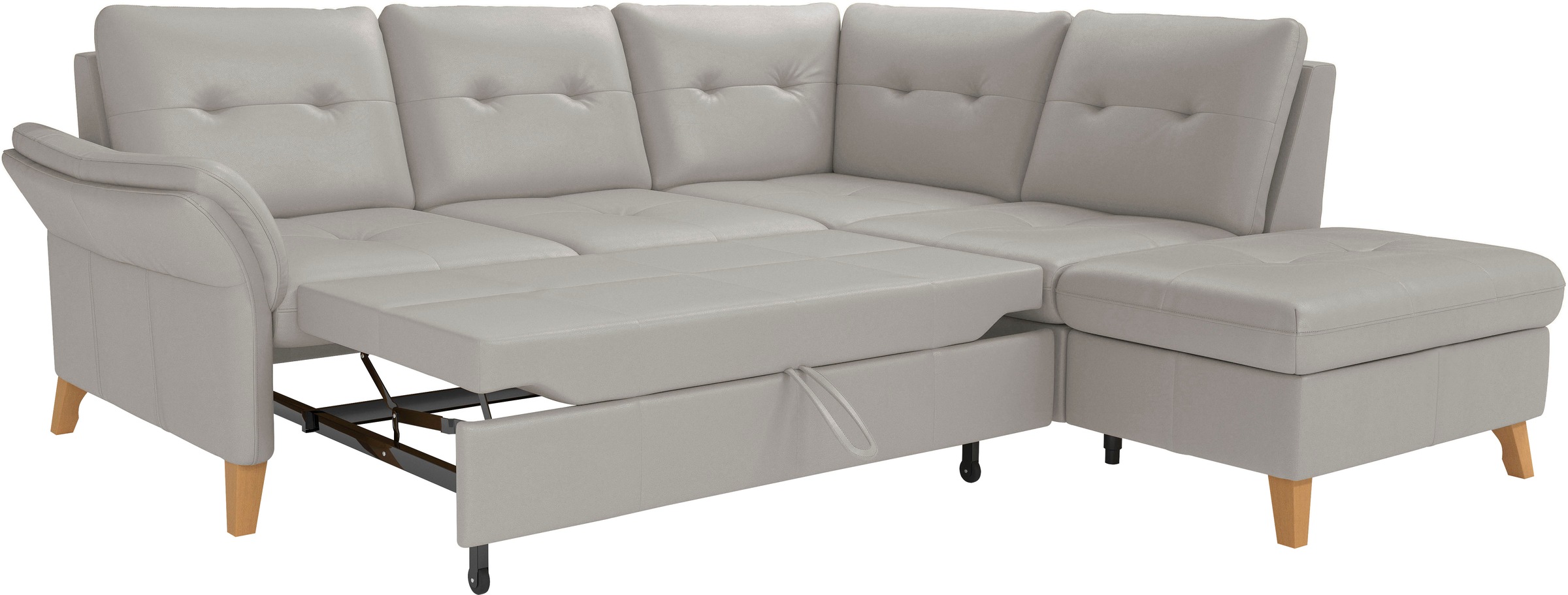 sit&more Ecksofa »Göteborg«, inkl. Sitztiefenverstellung, wahlweise mit Bettfunktion & Bettkasten