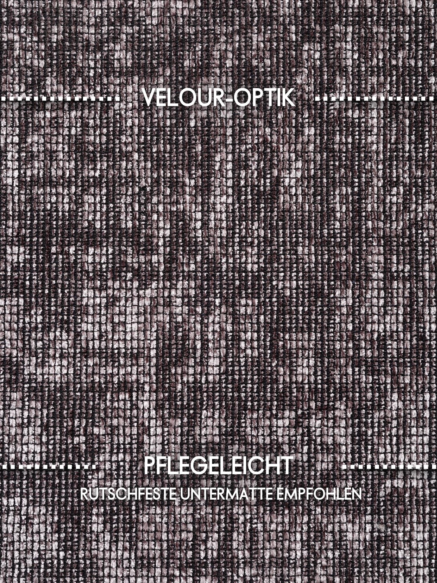 ELLE DECORATION Teppich »Prisma« rund 5 mm Höhe Glanz-Effekt, Karo Design, Kachel-Optik, Wohnzimmer, Schlafzimmer,Flur