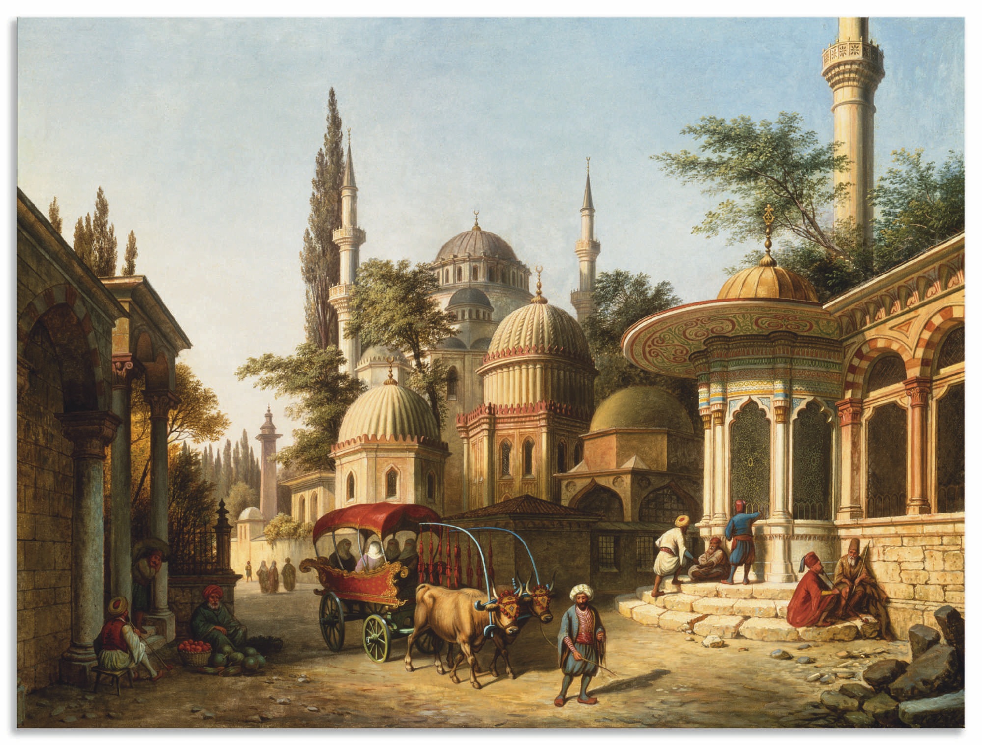 Artland Wandbild »Ansicht einer Moschee in Istanbul« Gebäude 1 Stk. tlg. al günstig online kaufen