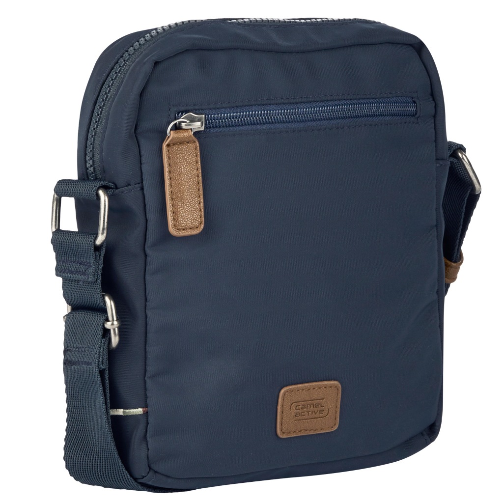 camel active Umhängetasche »Aurum« aus recyceltem Polyester in Nylonstruktur, leicht & mit feinen Details