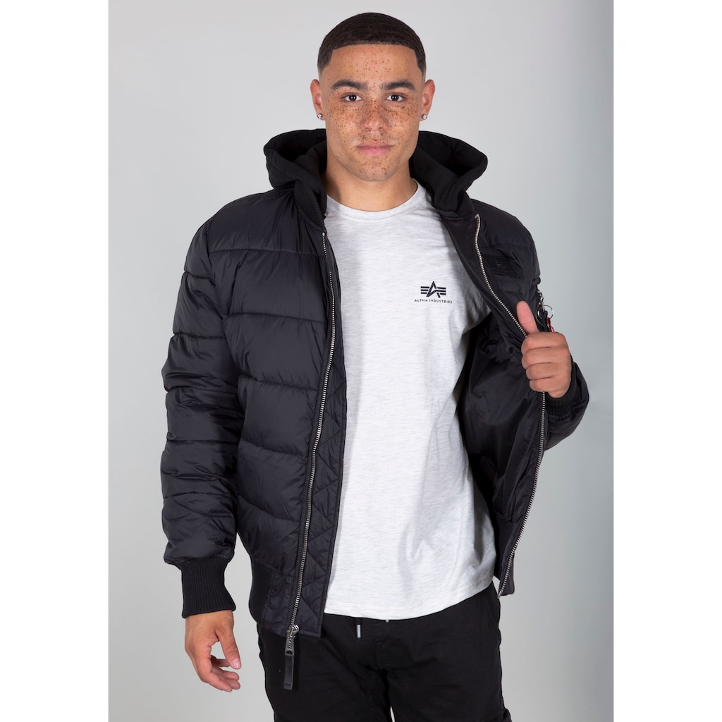 Alpha Industries Steppjacke »MA-1 ZH Back Print«, mit Kapuze