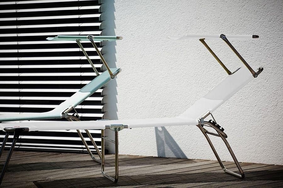 Fiam Relaxliege »fiam amigo 40+ sun«, Dreibeinliege mit Sonnendach günstig online kaufen