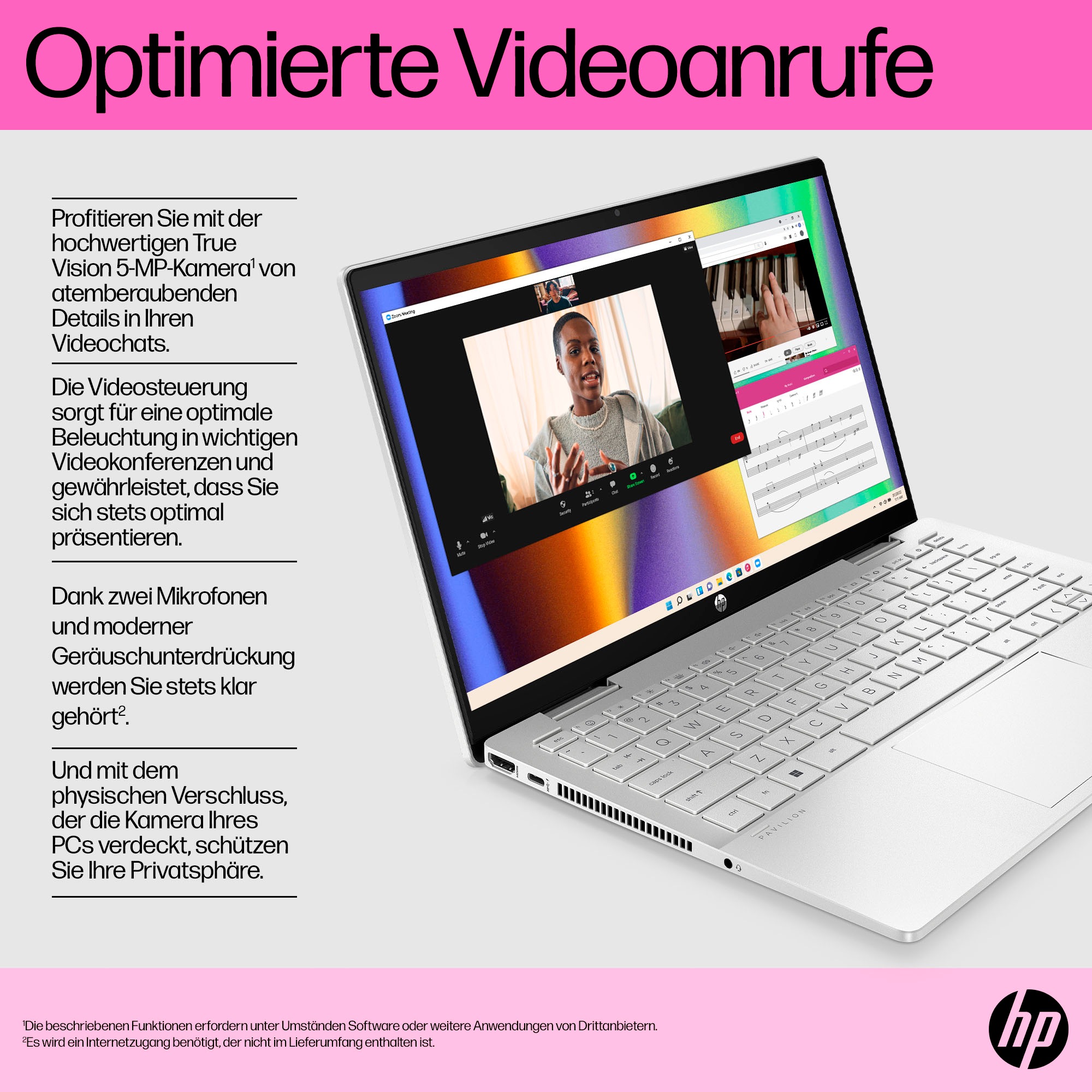 HP Notebook »14-ek20«, 35,6 cm, / 14 Zoll, Intel, Core 7, Intel Graphics, 1000 GB SSD, 14-ek2077ng
