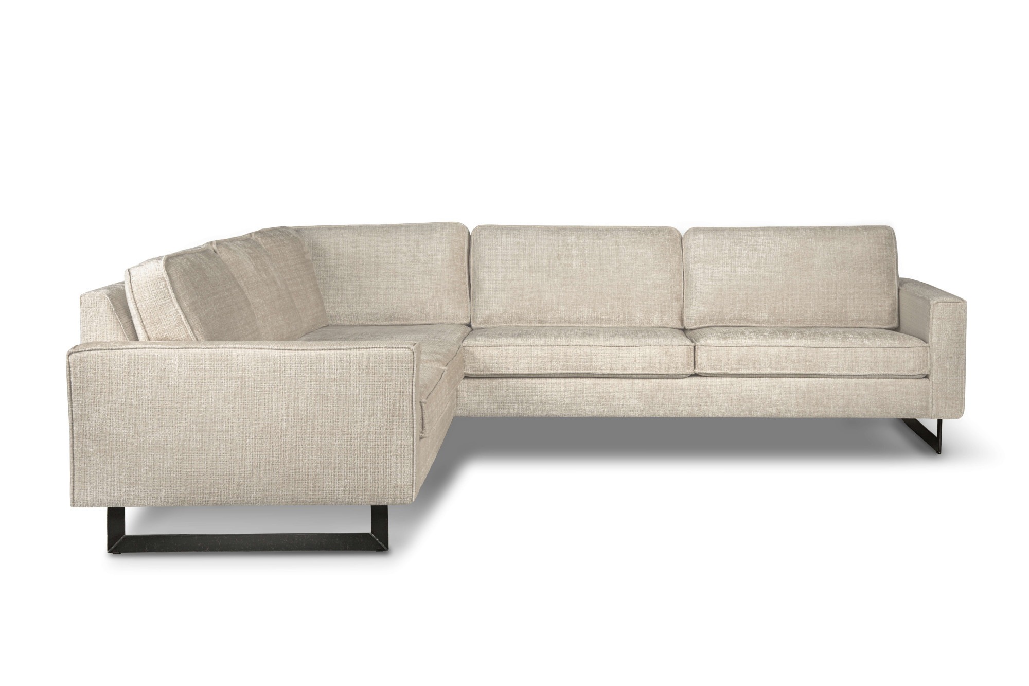 PLACES OF STYLE Ecksofa »Pinto, XXL, 250/290 cm, langer Schenkel, Ottomane« günstig online kaufen
