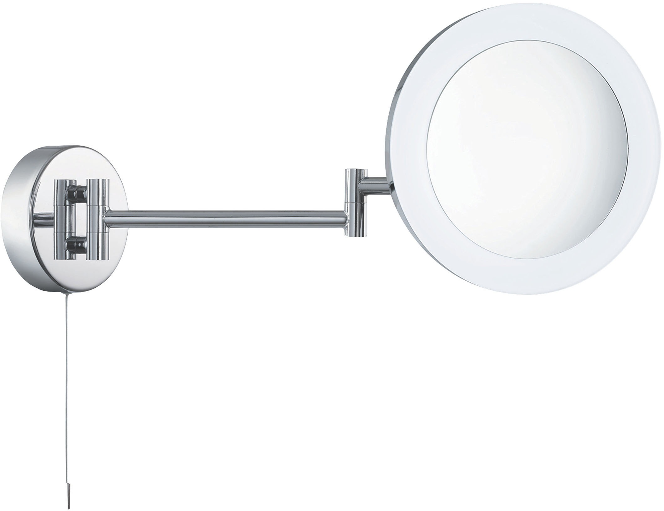 Searchlight Spiegelleuchte »Magnifying-Badezimmerspiegel - Chrommetall & Spiegel« LED-Modul 1 Stk.