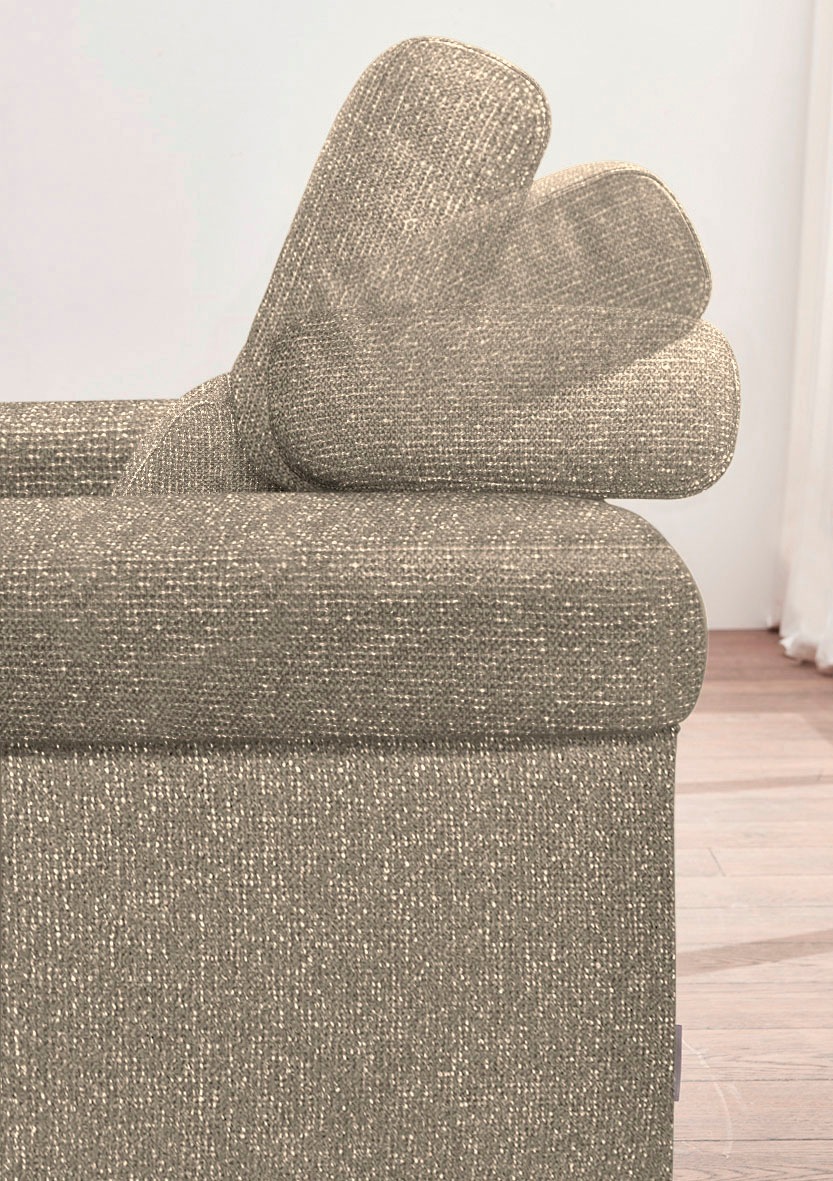 W.SCHILLIG 2-Sitzer »finn«, German Design Award 2016, Fußgestell Chrom glänzend, Breite 210 cm