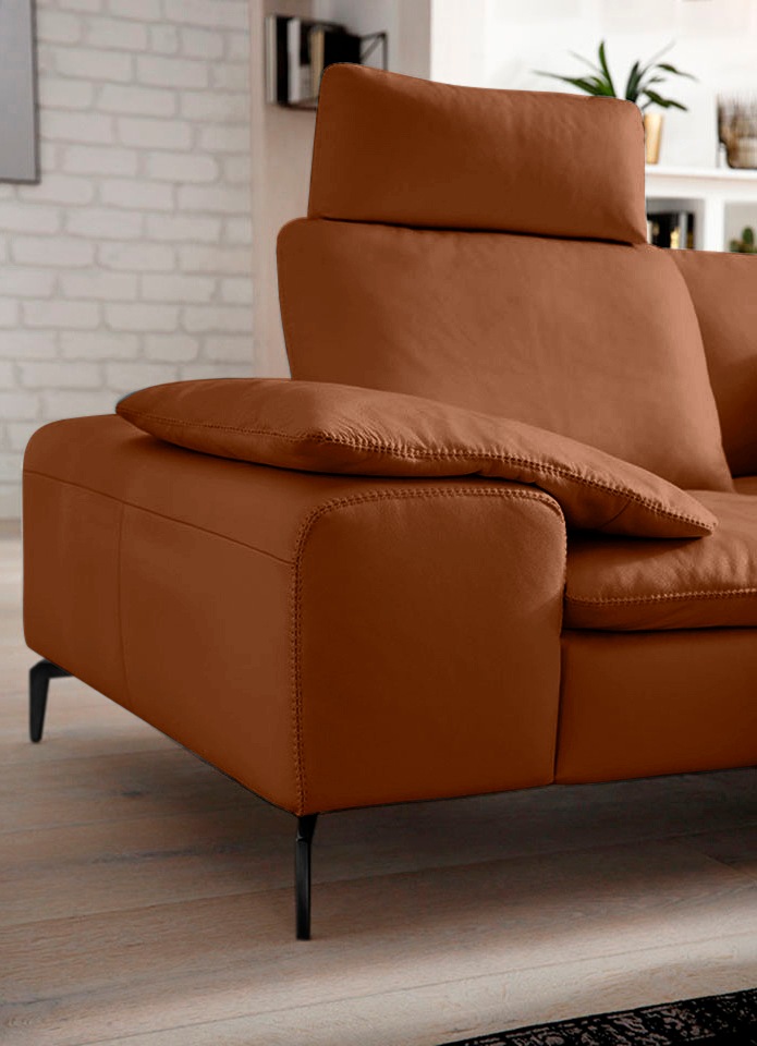 W.SCHILLIG Ecksofa »valentinoo, Designsofa, elegant und bequem, L-Form«, (Set), mit Sitztiefenverstellung, Breite 318 cm