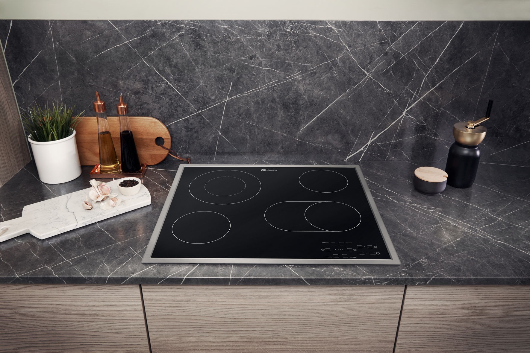 BAUKNECHT Backofen-Set »BAKO 760 Steam IN« mit 1-fach-Teleskopauszug Set, 2 Stk. tlg. GentleSteam - für ein saftiges Inneres und ein knuspriges Äußeres