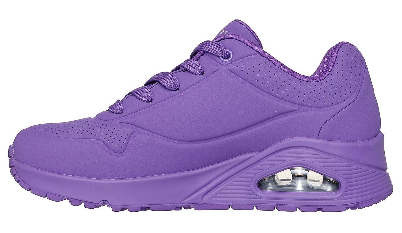 Skechers Wedgesneaker »UNO STAND ON AIR«, Freizeitschuh, Halbschuh, Schnürschuh weich gepolsterte Innensohle