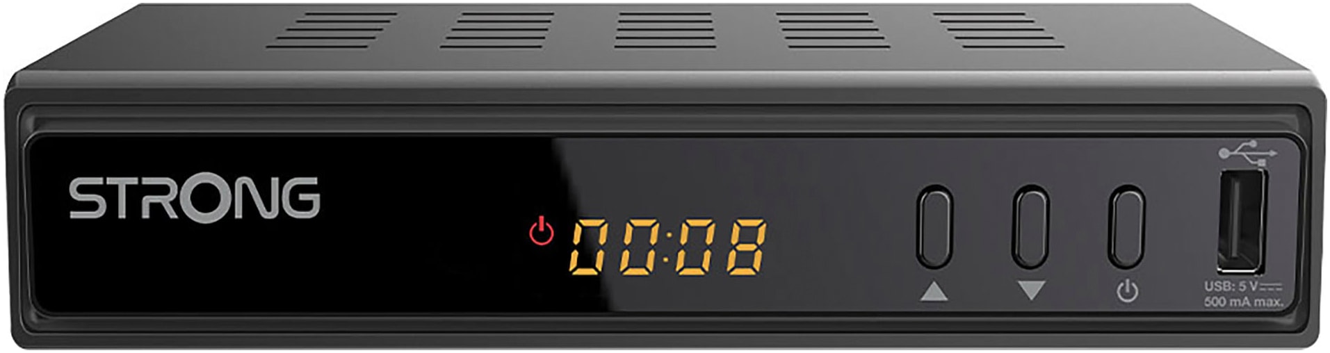 Strong Kabel-Receiver »SRT 3032«, (Automatischer Sendersuchlauf-Durchschleiftuner-EPG (elektronische Programmzeitschrift)-Kindersicherung-Software Update über USB-Timer-Videotext-Videotextuntertitel-mehrsprachige Menüführung)