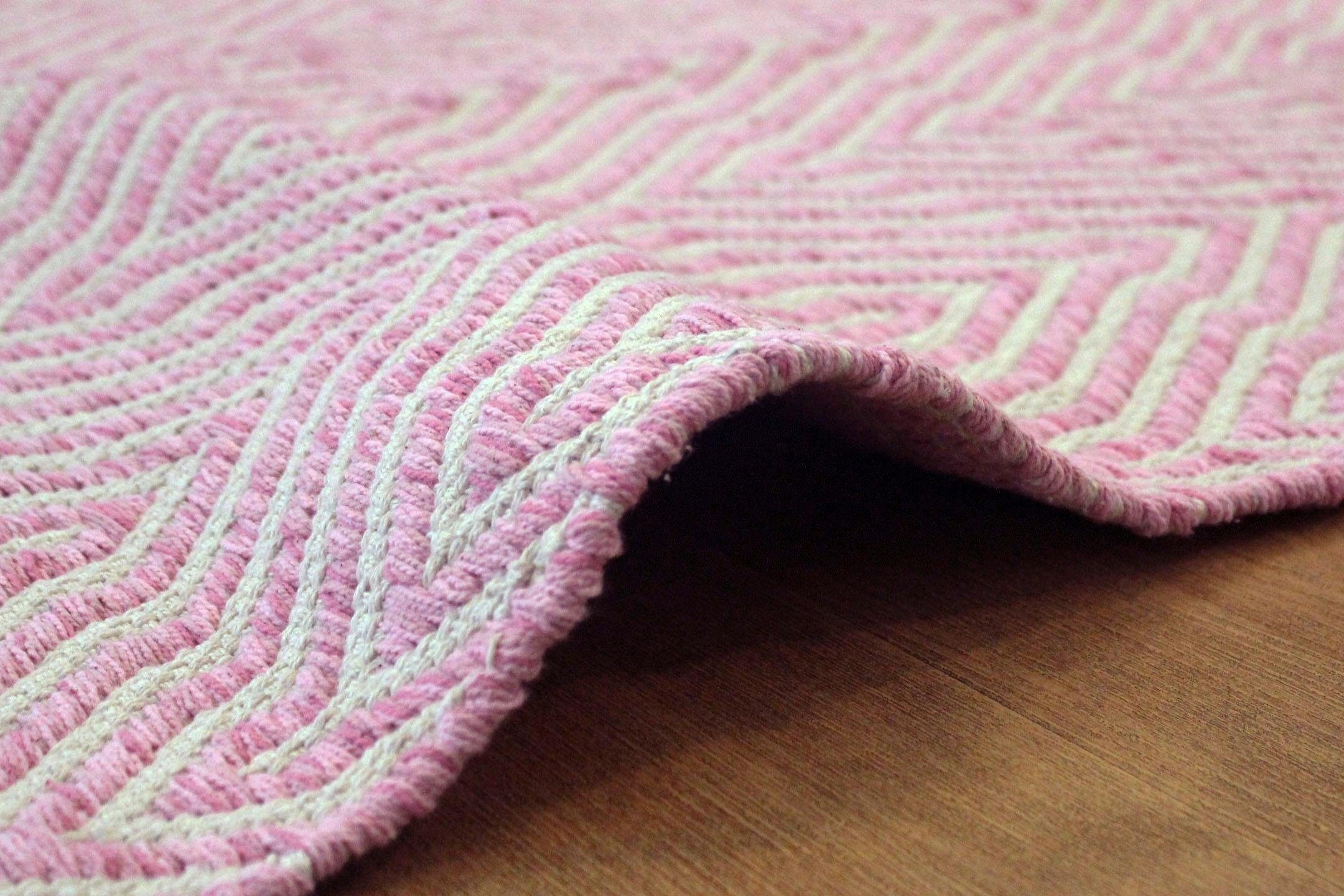 my home Teppich »Hanno«, rechteckig, 7 mm Höhe, flacher Teppich, Kurzflor, Weich, Pflegeleicht, Elegant