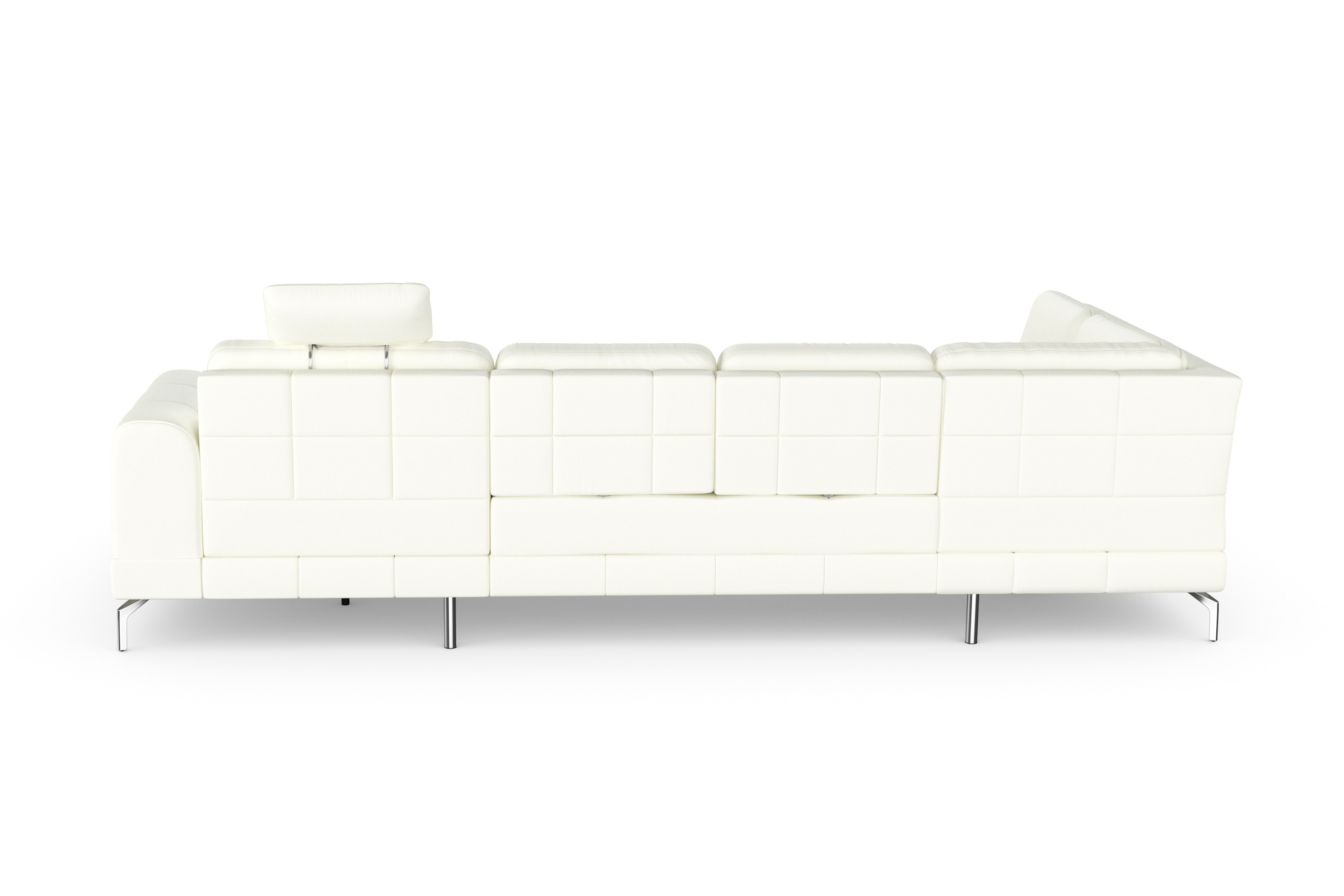 sit&more Wohnlandschaft »Bendigo U-Form«, inklusive Sitztiefenverstellung, Bodenfreiheit 15 cm, in 2 Fußfarben