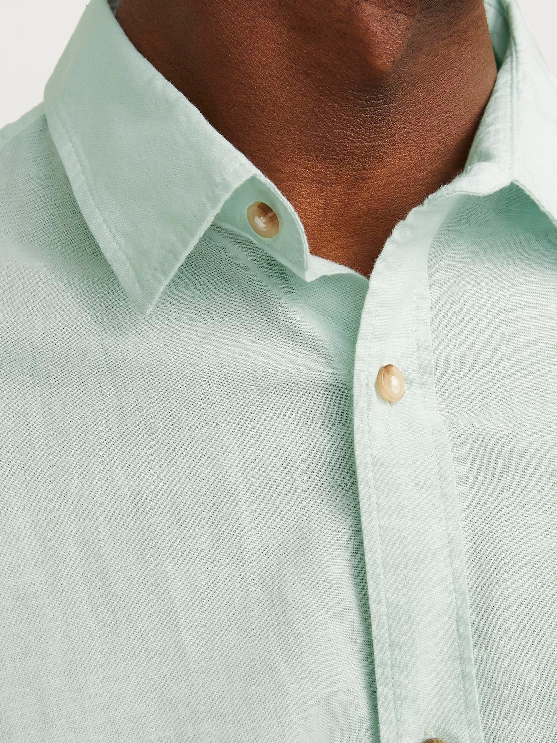 Jack & Jones Kurzarmhemd »JJESUMMER LINEN BLEND SHIRT SS SN«