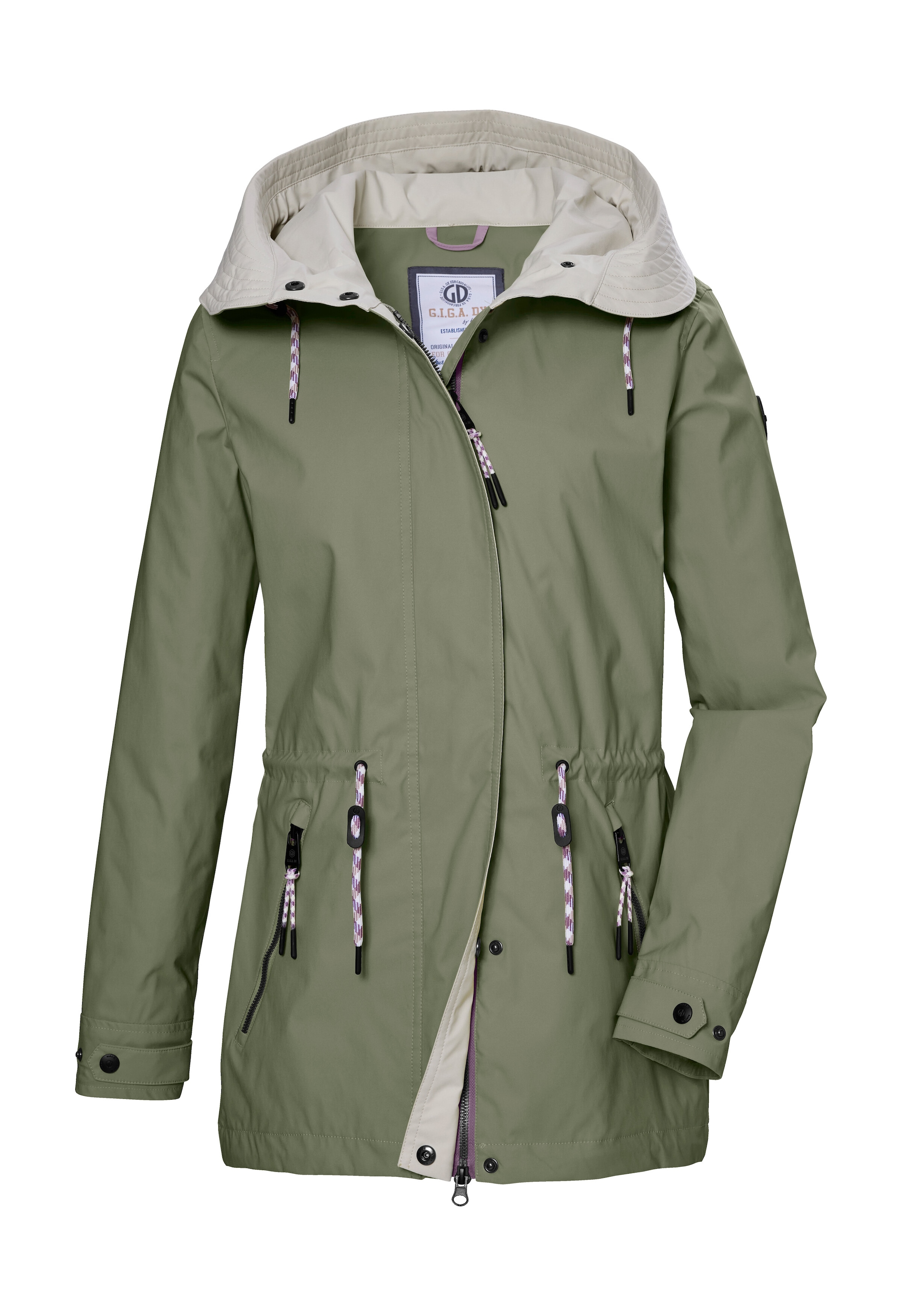 G.I.G.A. DX by killtec Funktionsjacke »GS 72 WMN JCKT« Wind- und wasserdichte Jacke mit urbanem Look und großer Kapuze