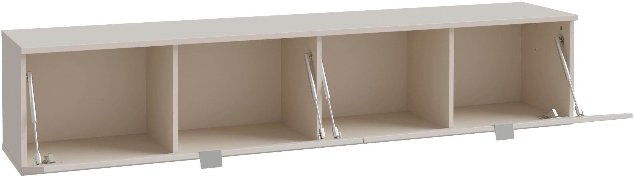 FORTE Lowboard »LibertadTV-Board, TV-Schrank«, großes TV Board, erweiterbar, Wandmontage, Metallgriff