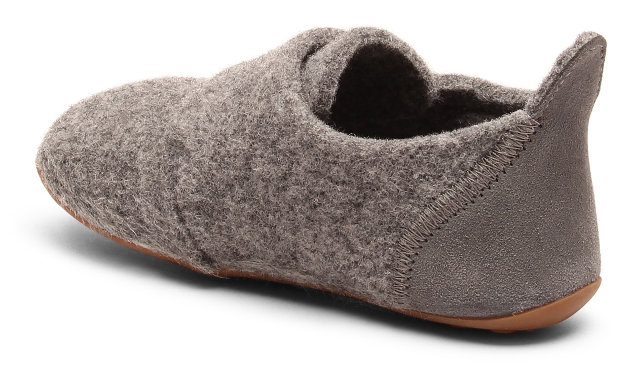 Bisgaard Hausschuh »casual wool«, Klettschuh mit Lammwolle gefüttert, Größenschablone zum Download