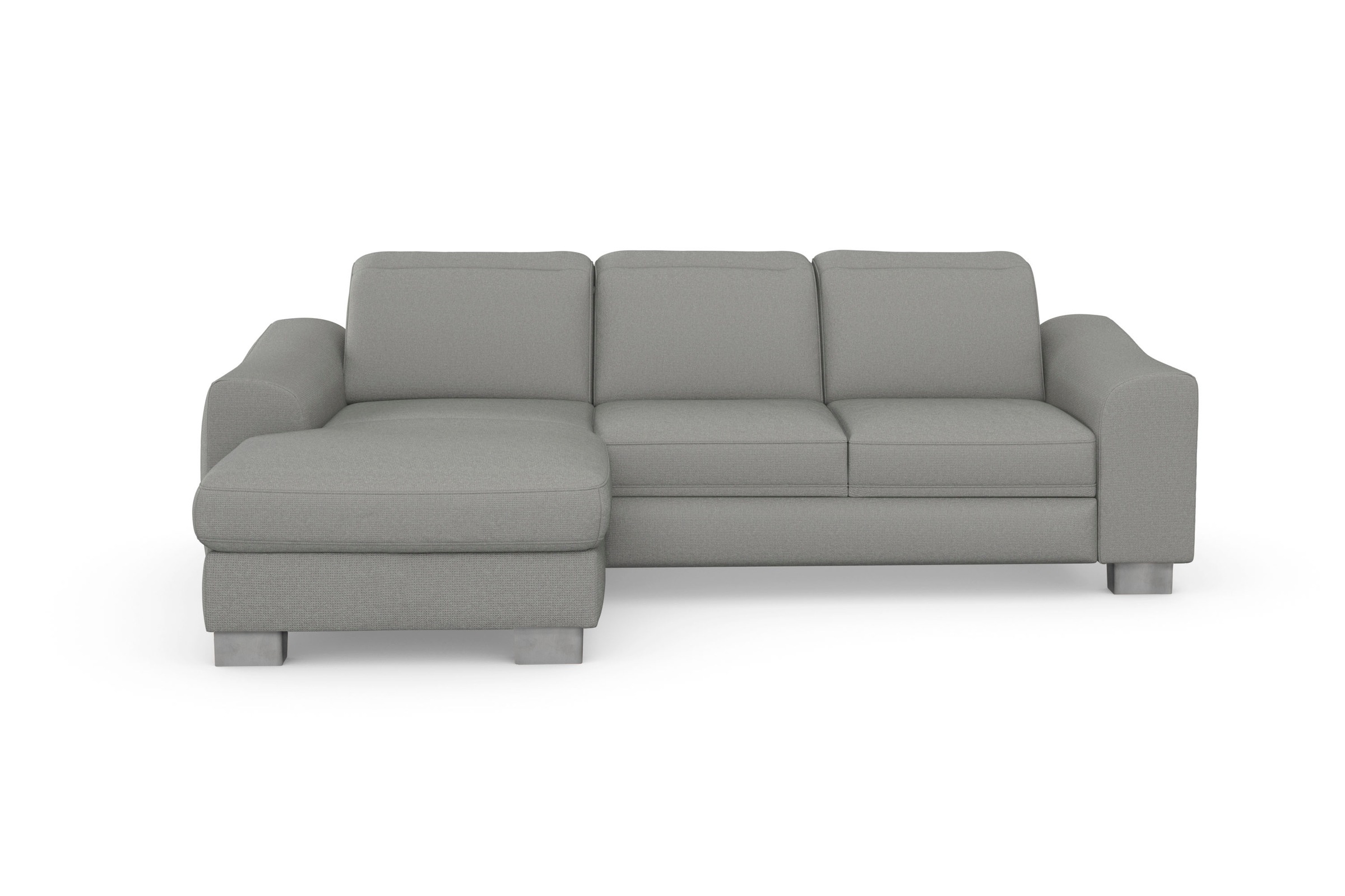 sit&more Ecksofa »Dundee L-Form« mit Federkern und Edelstahlfüßen, wahlweis günstig online kaufen