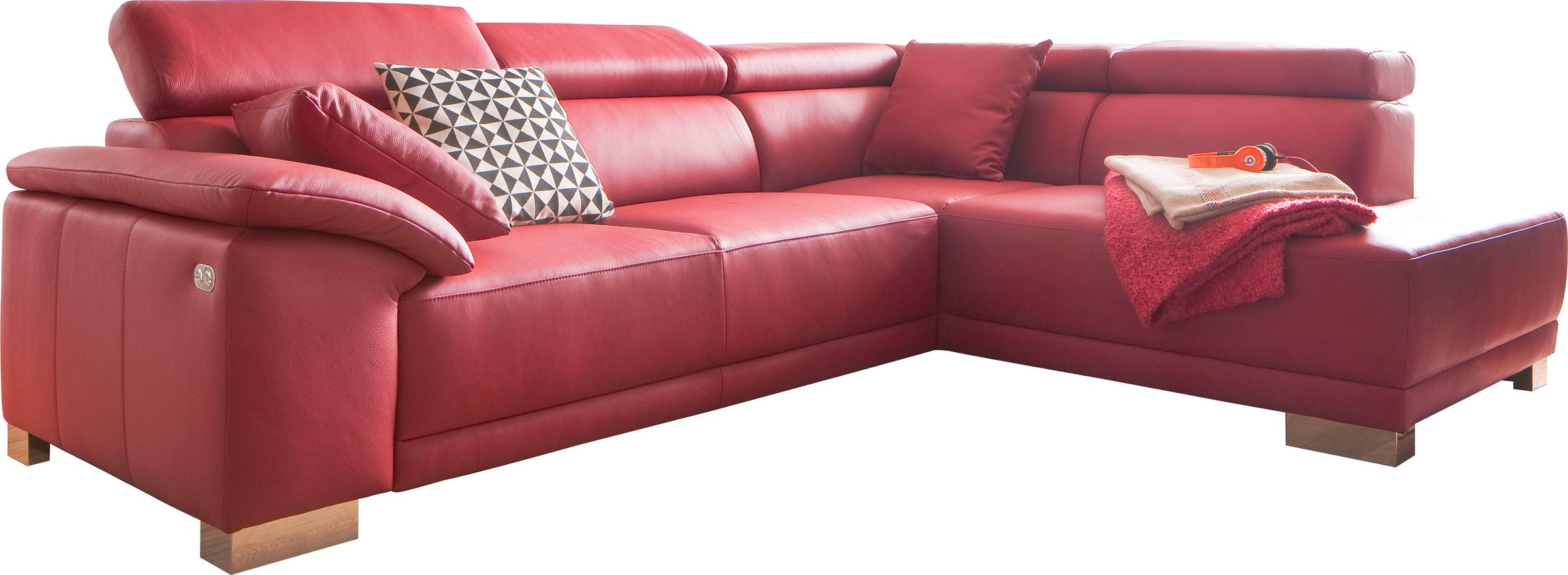 3C Candy Ecksofa »Menorca modern und bequem, OTTOs Choice, L-Form«, Kopftei günstig online kaufen